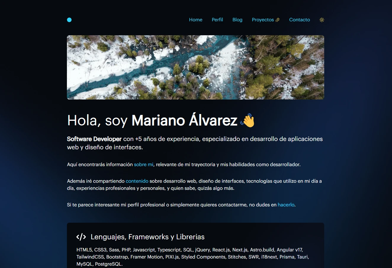Sitio web personal